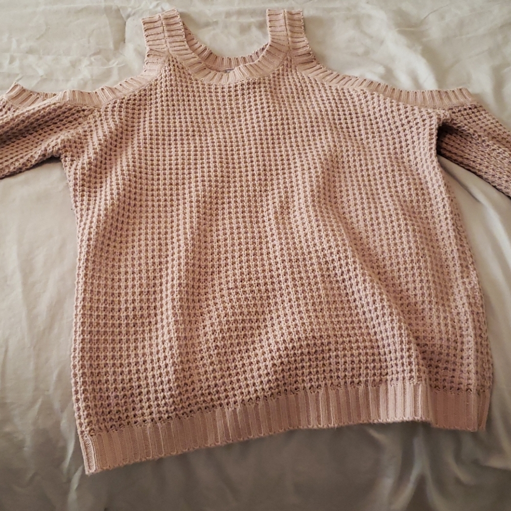 Shoulder Cut Out Sweater